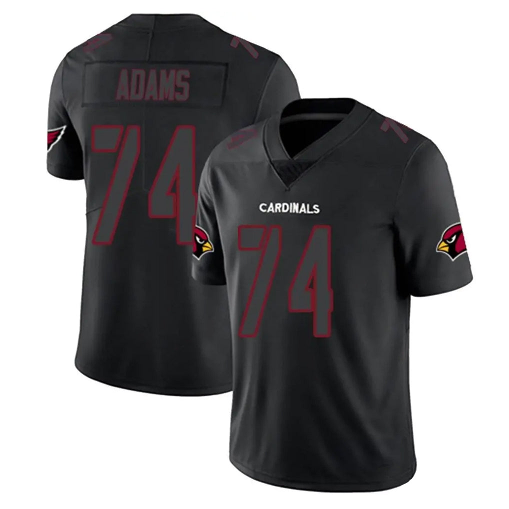 Kieara A.Cardinals #74 Isaiah Adams Player Black Impact Limited Home Game Stitched Jerseys