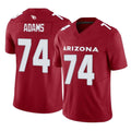 Kieara A.Cardinals #74 Isaiah Adams Player Cardinal Vapor F.U.S.E. Limited Home Game Stitched Jerseys