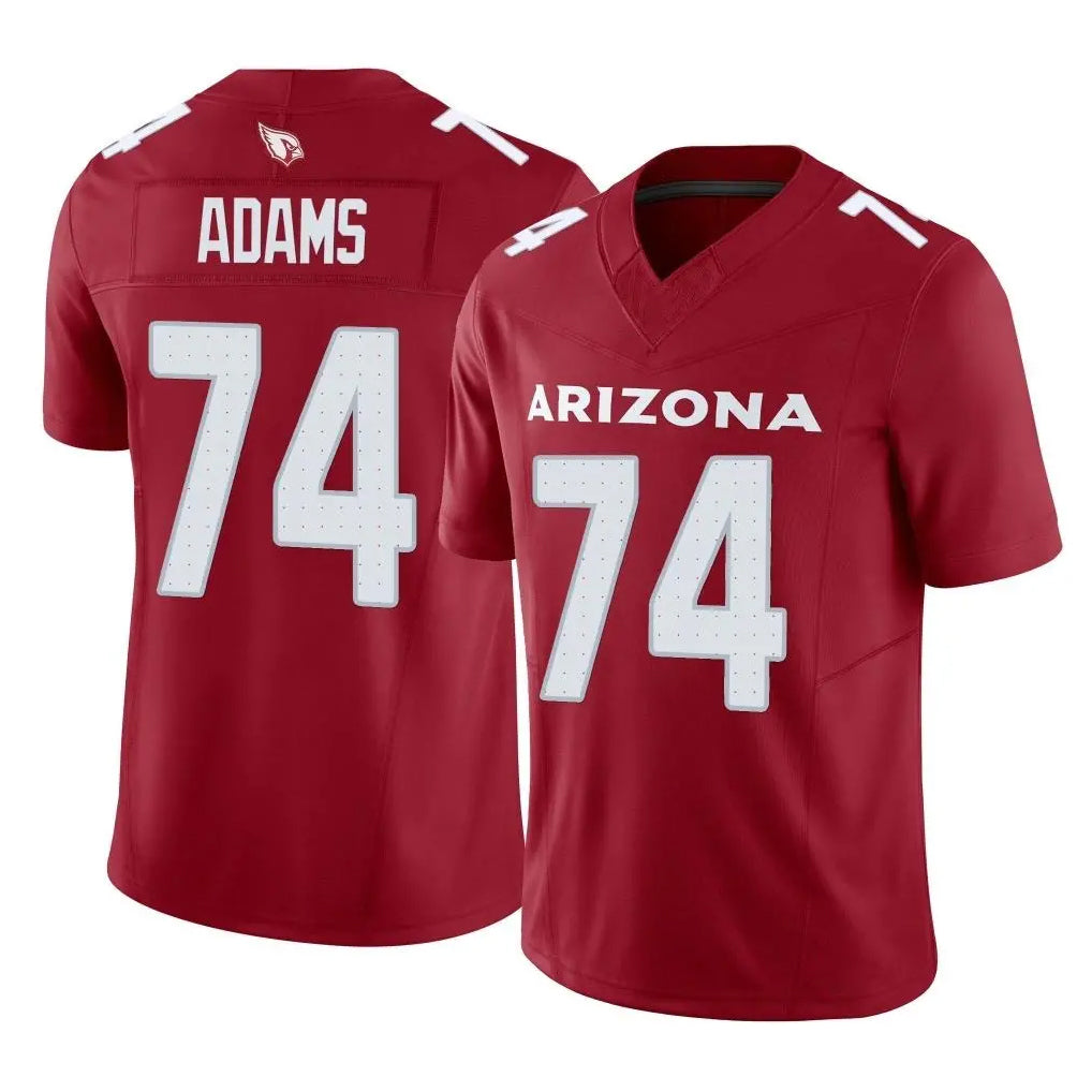 Kieara A.Cardinals #74 Isaiah Adams Player Cardinal Vapor F.U.S.E. Limited Home Game Stitched Jerseys