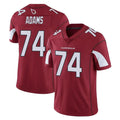 Kieara A.Cardinals #74 Isaiah Adams Player Cardinal Vapor Limited Home Game  Stitched Jerseys