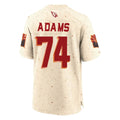 Kieara A.Cardinals #74 Isaiah Adams Player Cream Rivalries Collection Game Stitched Jerseys