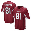 Kieara A.Cardinals #81 Travis Vokolek Player Cardinal Game Stitched Jerseys