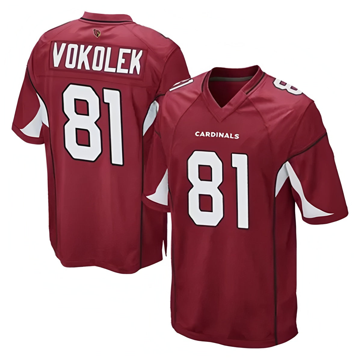 Kieara A.Cardinals #81 Travis Vokolek Player Cardinal Game Stitched Jerseys