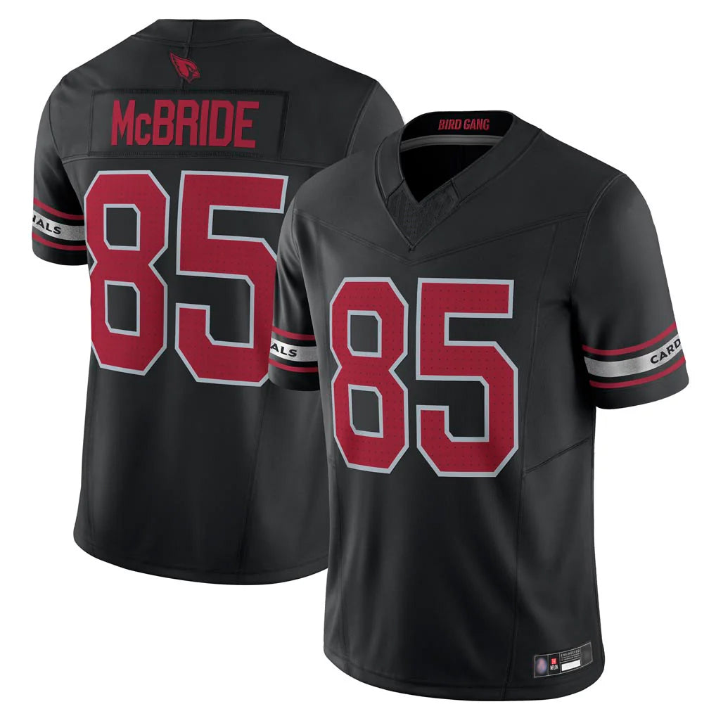 Kieara A.Cardinals #85 Trey McBride Player Black Vapor F.U.S.E. Limited Home Game Stitched Jerseys