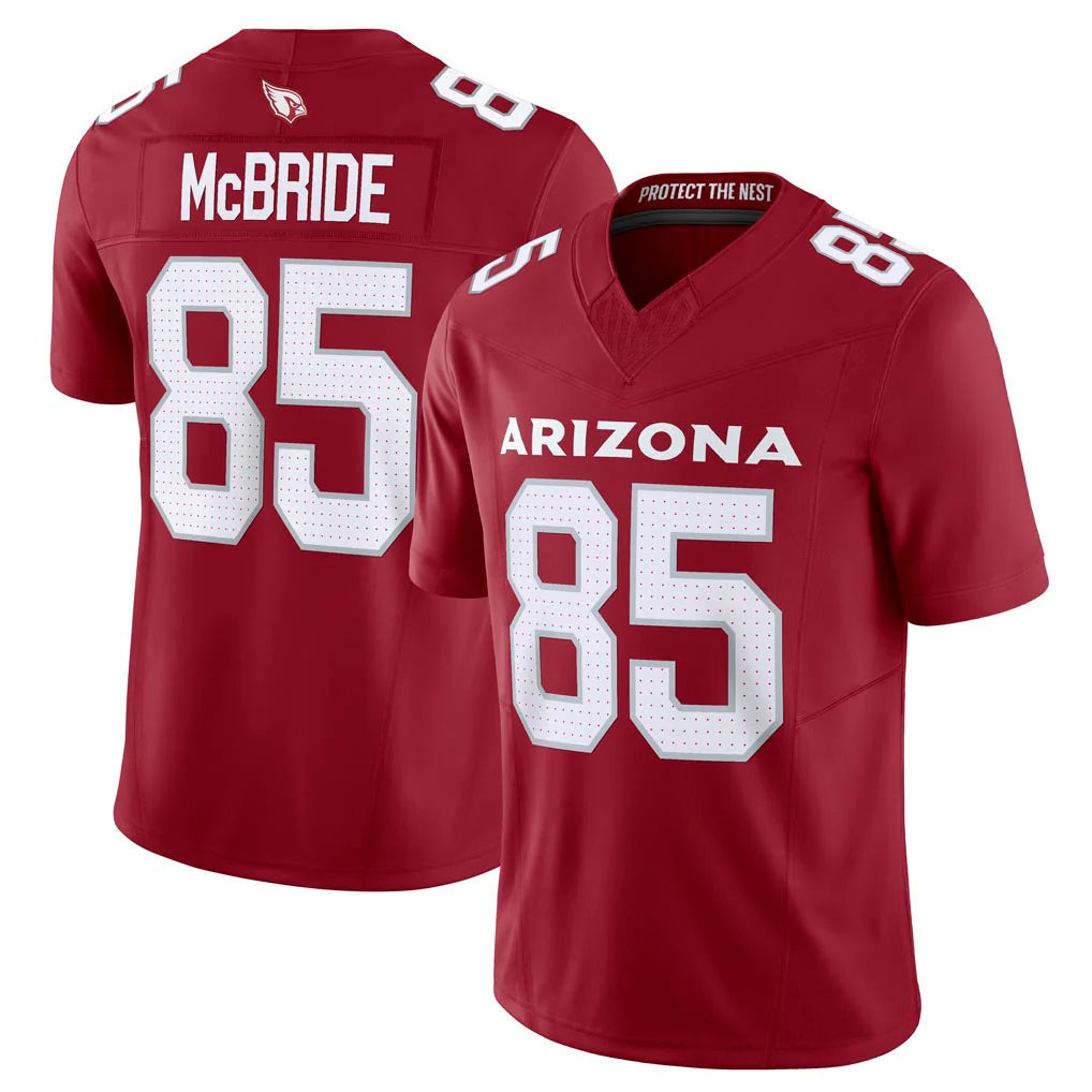 Kieara A.Cardinals #85 Trey McBride Player Red Vapor F.U.S.E. Limited Stitched Jerseys