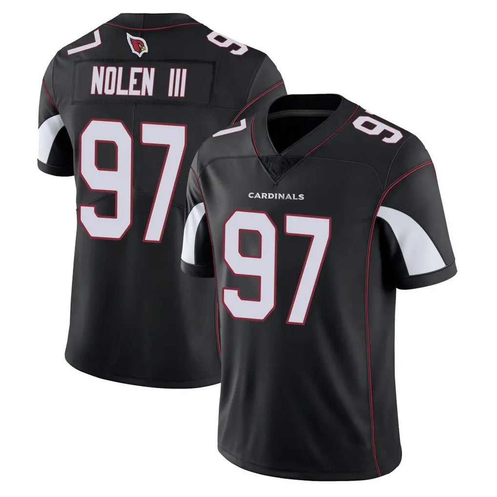 Kieara A.Cardinals #97 Walter Nolen III Player Black Vapor Limited Home Game Stitched Jerseys