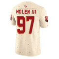 Kieara A.Cardinals #97 Walter Nolen III Player Cream Rivalries Collection Vapor Limited Home Game Stitched Jerseys