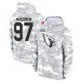 Kieara A.Cardinals #97 Walter Nolen Player Arctic Camo Salute to Service Limited Hoodies Stitched Jerseys