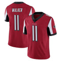 Kieara A.Falcons #11 Jalon Walker Player Red Color Vapor Untouchable Limited Home Game Stitched Jerseys