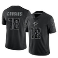 Kieara A.Falcons #18 Kirk Cousins Player Black RFLCTV Limited Stitched Jerseys