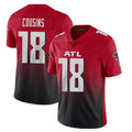 Kieara A.Falcons #18 Kirk Cousins Player Red Vapor Untouchable Limited Home Game Stitched Jerseys