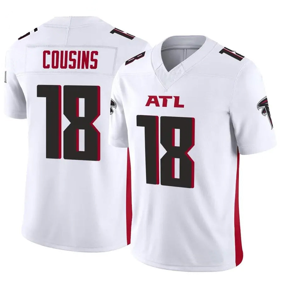 Kieara A.Falcons #18 Kirk Cousins Player Vapor F.U.S.E. Limited Whtie Stitched Jerseys
