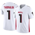 Kieara A.Falcons #1 Tua Tagovailoa Player White Vapor F.U.S.E. Limited Home Game Stitched Jerseys