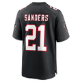 Kieara A.Falcons #21 Deion Sanders Black Retired Player Alternate Game Stitched Jerseys