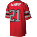 Kieara A.Falcons #21 Deion Sanders Mitchell & Ness Red Legacy Replica Jersey