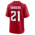 Kieara A.Falcons #21 Deion Sanders Red Retired Player Game Stitched Jerseys