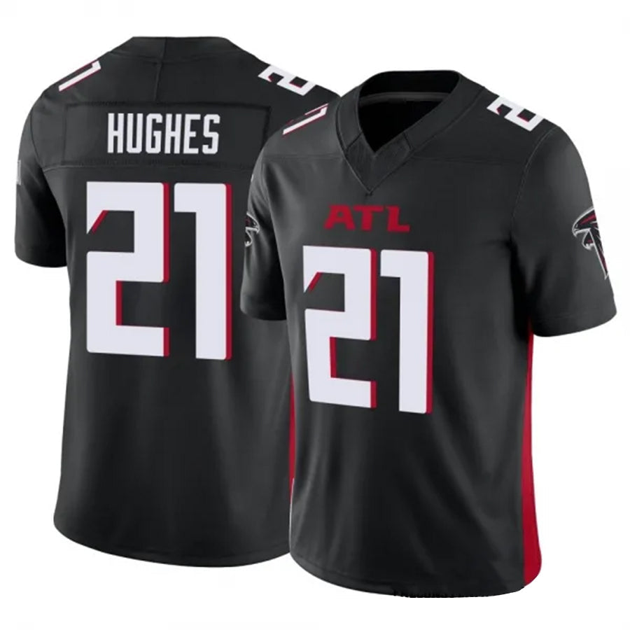 Kieara A.Falcons #21 Mike Hughes Player Black Vapor F.U.S.E. Limited Stitched Jerseys
