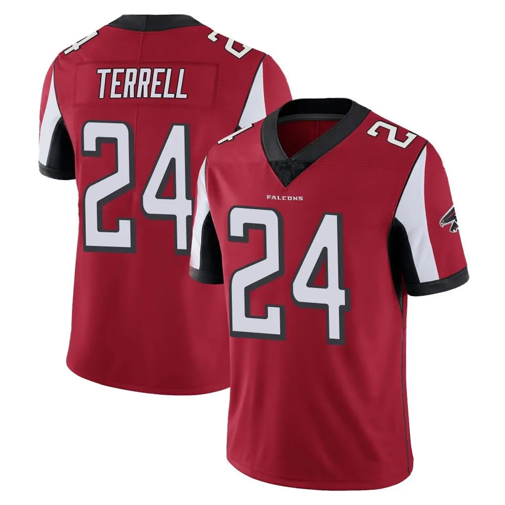 Kieara A.Falcons #24 A.J. Terrell Jr. Player Red Color Vapor Untouchable Limited Home Game Stitched Jerseys