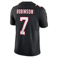 Kieara A.Falcons #7 Bijan Robinson Black Alternate Vapor F.U.S.E. Limited Stitched Jerseys
