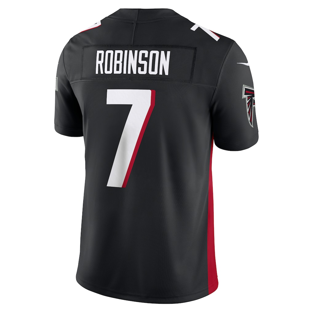 Kieara A.Falcons #7 Bijan Robinson Black Vapor F.U.S.E. Limited Stitched Jerseys