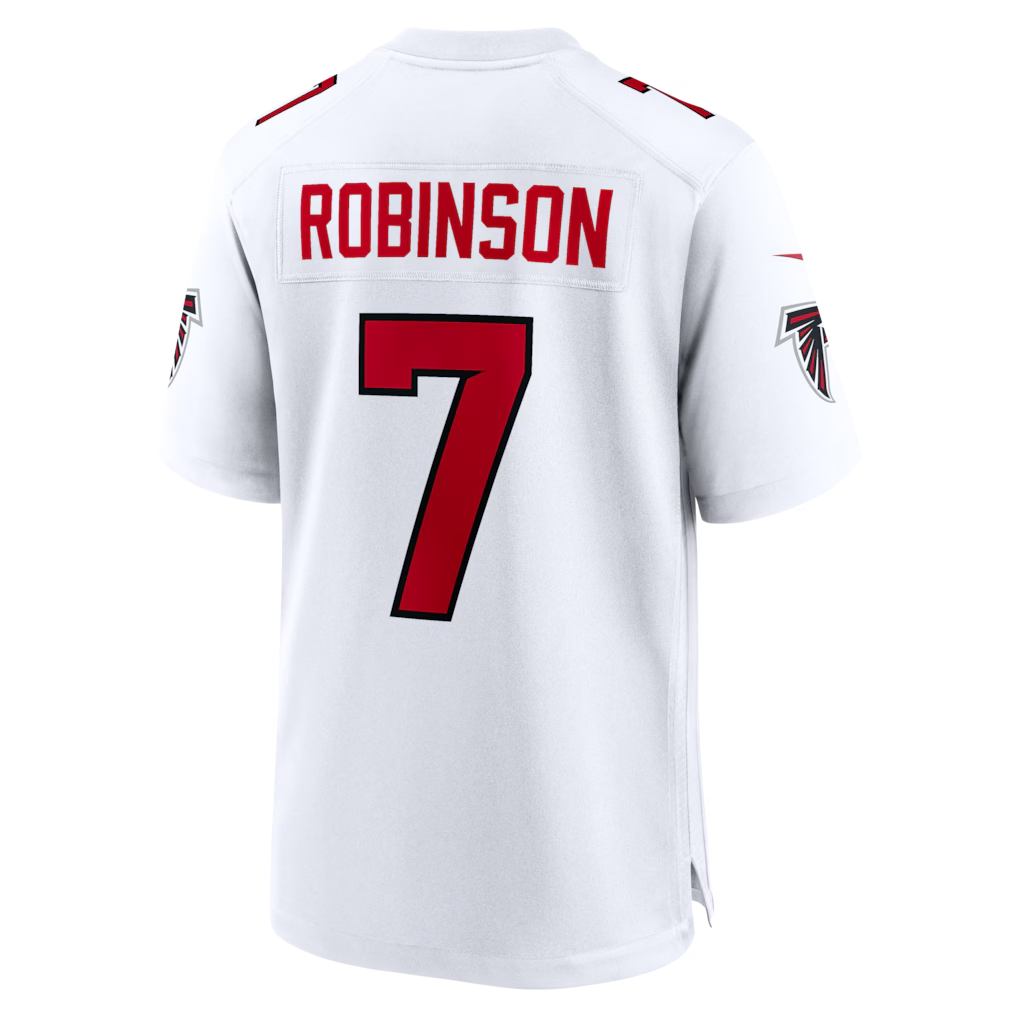 Kieara A.Falcons #7 Bijan Robinson White Game Stitched Jerseys