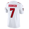 Kieara A.Falcons #7 Bijan Robinson White Vapor F.U.S.E. Stitched Limited Jerseys