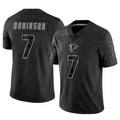 Kieara A.Falcons #7 Bijan Robinson Player Black RFLCTV Limited Stitched Jerseys