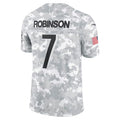 Kieara A.Falcons #7 Bijan Robinson Player Camo Salute to Service Limited Stitched Jerseys