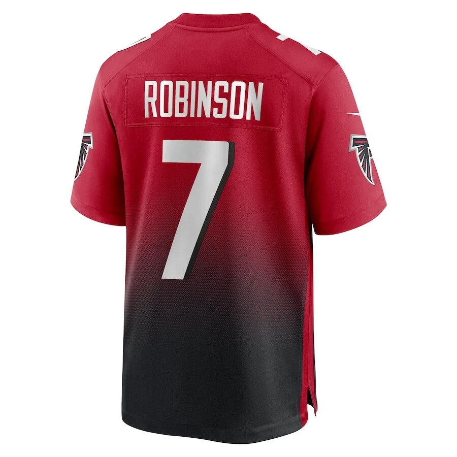 Kieara A.Falcons #7 Bijan Robinson Player Red Alternate Game Stitched Jerseys