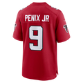 Kieara A.Falcons #9 Michael Penix Jr. Red Game Stitched Jerseys