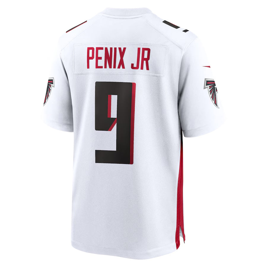 Kieara A.Falcons #9 Michael Penix Jr. Player White Home Game Stitched Jerseys