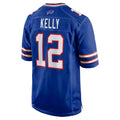 Kieara B.Bills #12 Jim Kelly Player Royal Home Game Stitched Jerseys