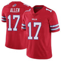 Kieara B.Bills #17 Josh Allen Player Red Vapor Untouchable Limited Home Game Stitched Jerseys