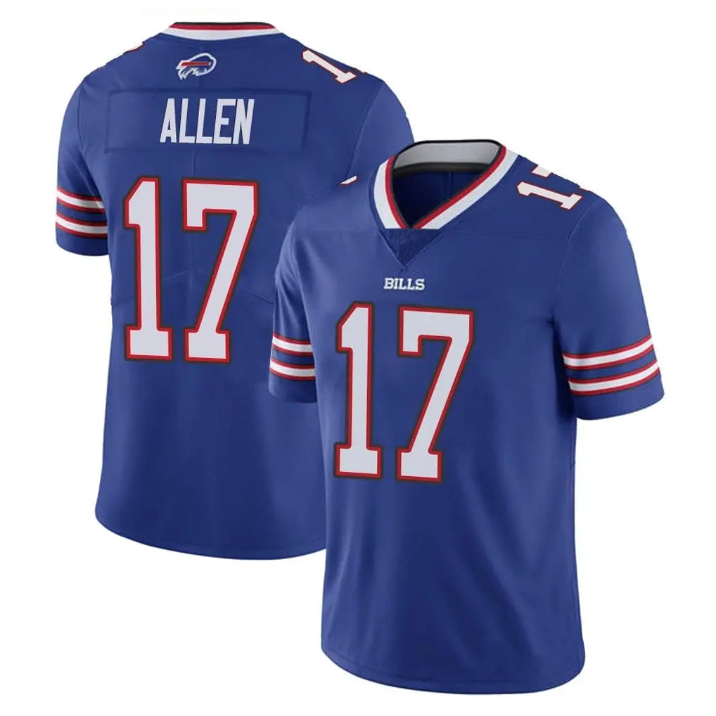 Kieara B.Bills #17 Josh Allen Player Royal Vapor Untouchable Limited Stitched Jerseys