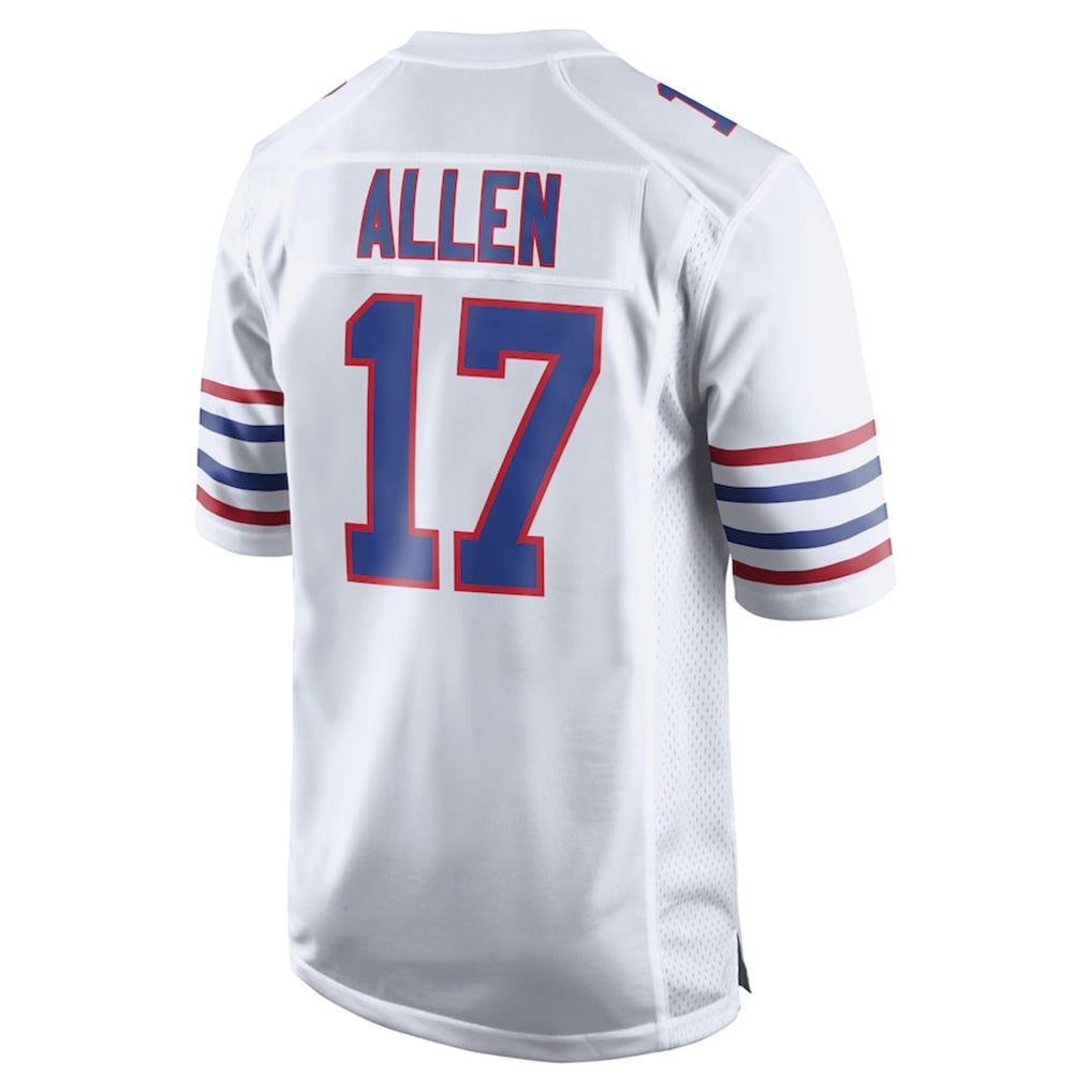 Kieara B.Bills #17 Josh Allen Player White Limited Game Stitched Jerseys