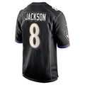 Kieara B.Ravens #8 Lamar Jackson Player Black Alternate Game Stitched Jerseys