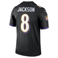Kieara B.Ravens #8 Lamar Jackson Player Black Legend Performance Stitched Jerseys