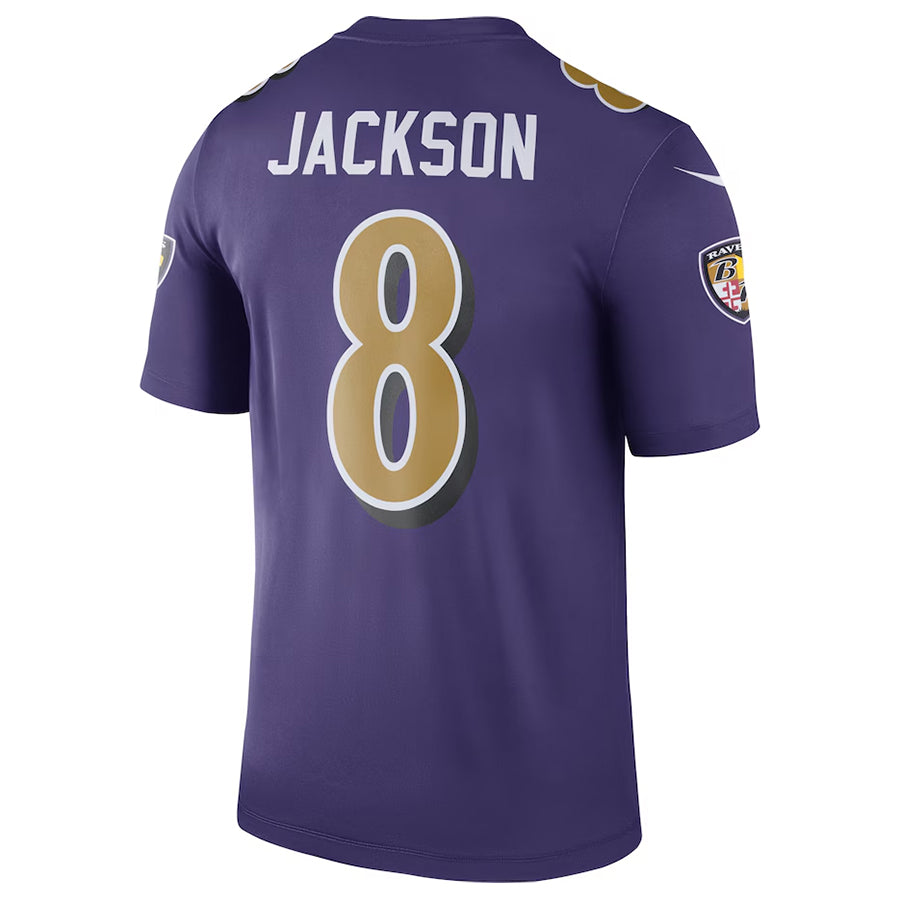 Kieara B.Ravens #8 Lamar Jackson Player Purple Legend Performance Stitched Jerseys