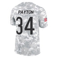 Kieara C.Bears #34 Walter Payton Player Arctic Camo Salute to Service Limited Stitched Jerseys