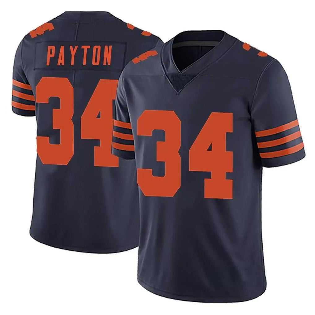 Kieara C.Bears #34 Walter Payton Player Navy Blue Alternate Vapor Untouchable Limited Stitched Jerseys