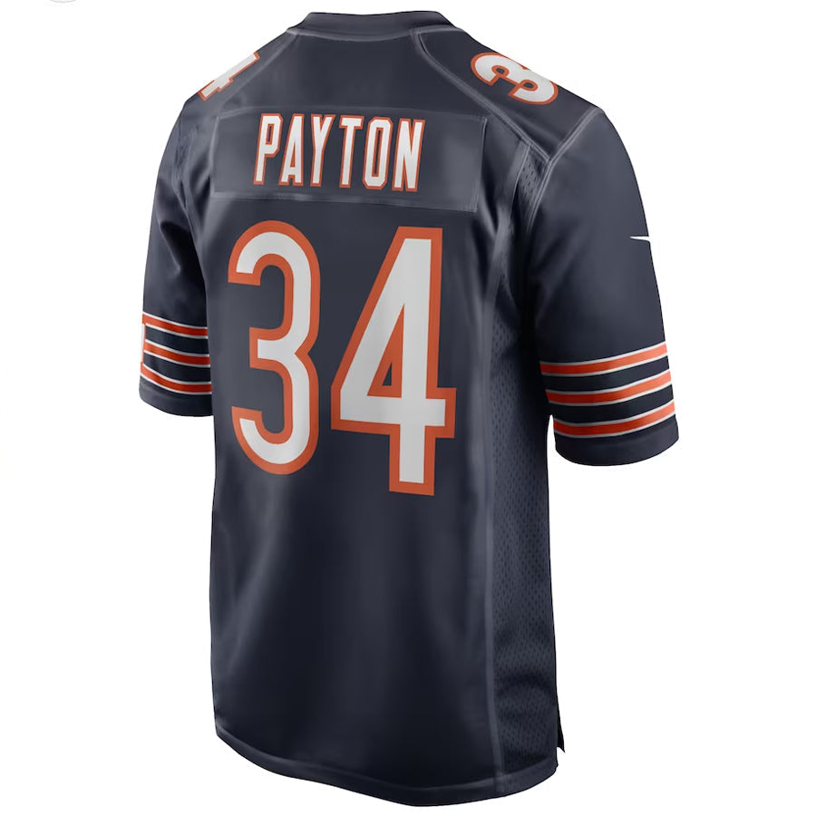 Kieara C.Bears #34 Walter Payton Player Navy Home Game Stitched Jerseys