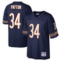 Kieara C.Bears #34 Walter Payton Player Navy Mitchell & Ness Legacy Replica Stitched Jerseys