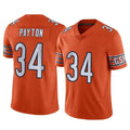 Kieara C.Bears #34 Walter Payton Player Orange Alternate Vapor Limited Home Game Stitched Jerseys