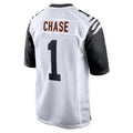 Kieara C.Bengals #1 Ja'Marr Chase Player White Alternate Home Game Stitched Jerseys