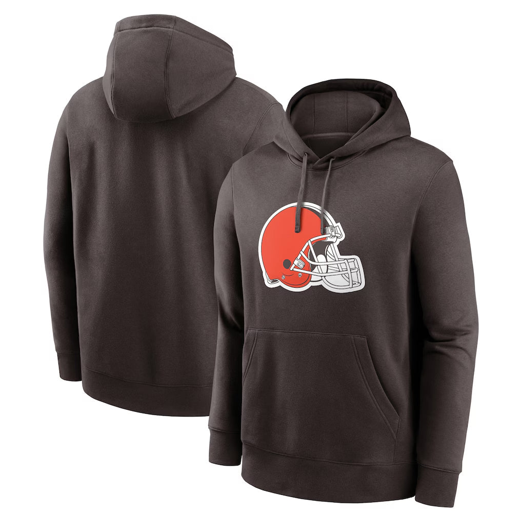 Kieara C.Browns Brown Primetime Logo Hoodie Blank Player Limited Stitched Jerseys