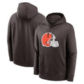 Kieara C.Browns Brown Primetime Logo Hoodie Blank Player Limited Stitched Jerseys