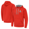 Kieara C.Browns Orange Brushed Carbon Pullover Hoodie Blank Player Limited Stitched Jerseys