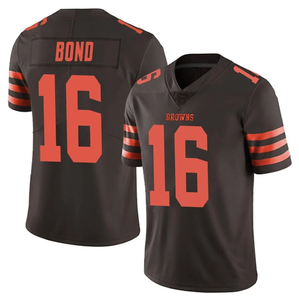 Kieara C.Browns #16 Isaiah Bond Player Brown Vapor Limited Stitched Jerseys