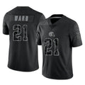 Kieara C.Browns #21 Denzel Ward Player Black RFLCTV Limited Football Jerseys