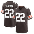 Kieara C.Browns #22 Dylan Sampson Player Brown Home Game Stitched Jerseys